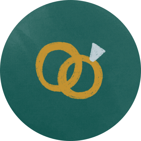 Sluitzegel rond ringen | 25 stuks